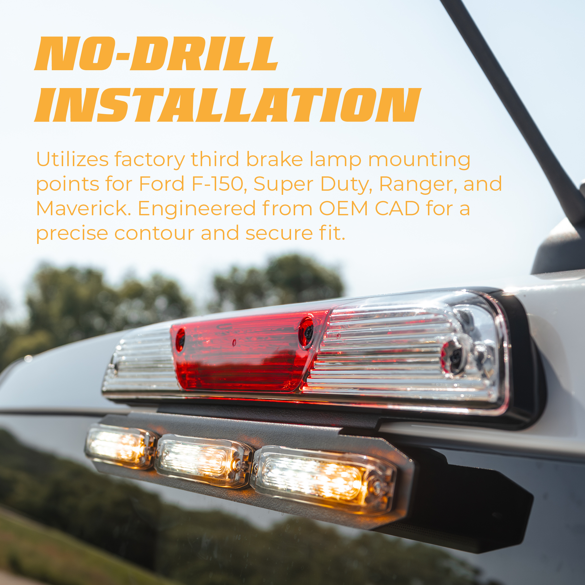 Stinger Chace installs with a no-drill, direct-fit