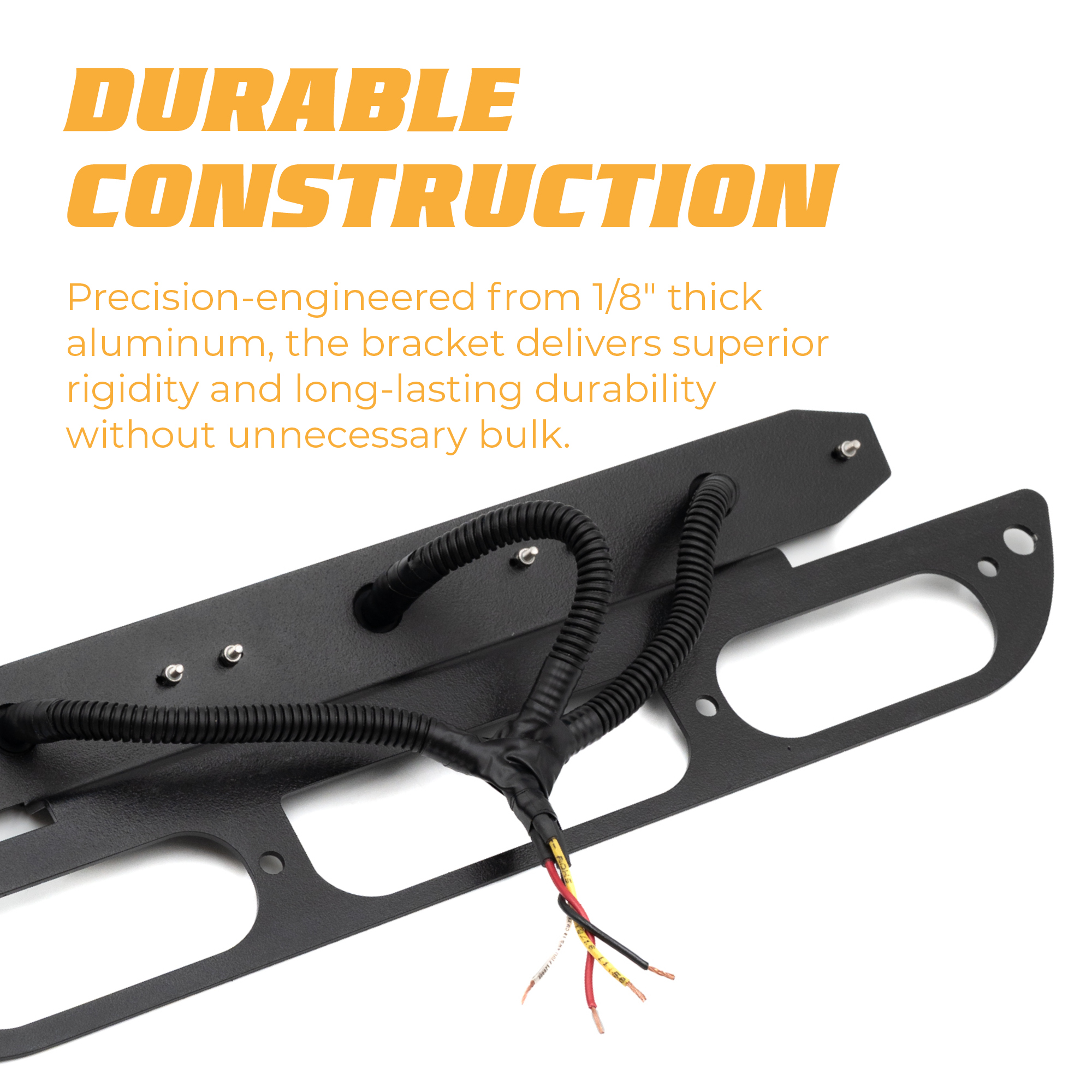 The Stinger Chase bracket is durable and rugged