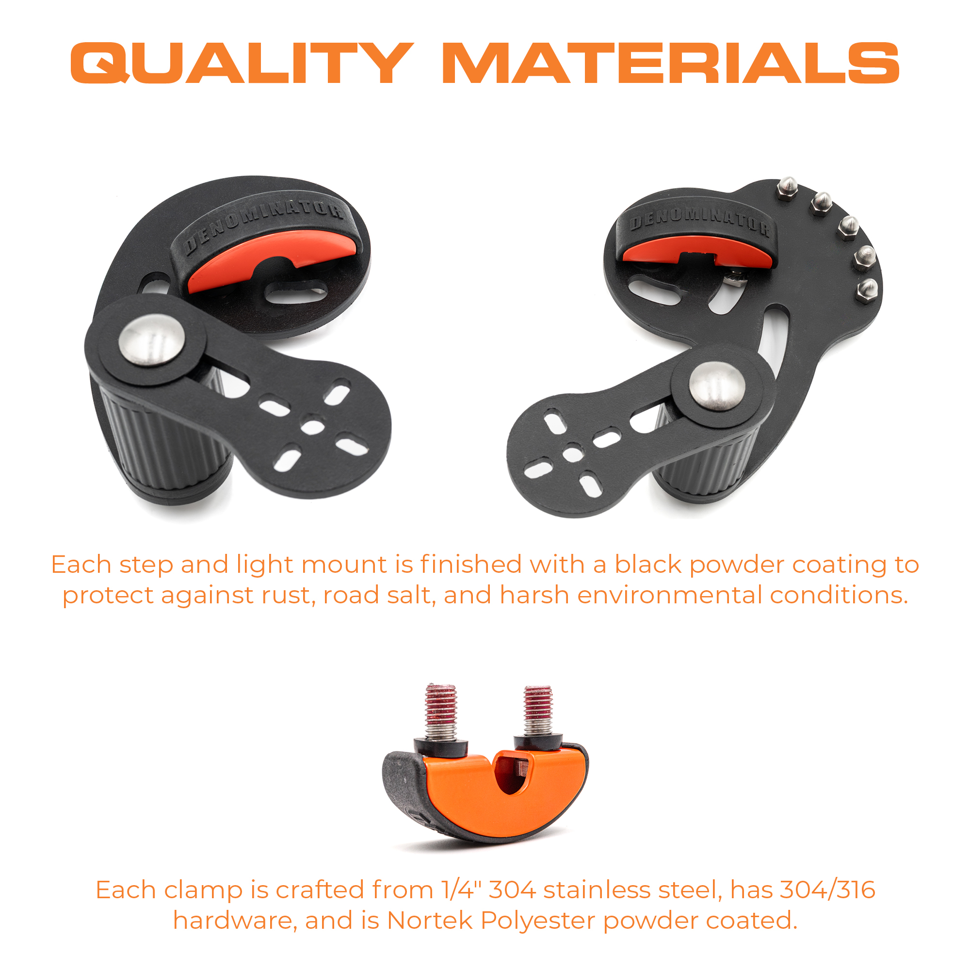 Denominator is made of quality materials Denominator is made of quality materials