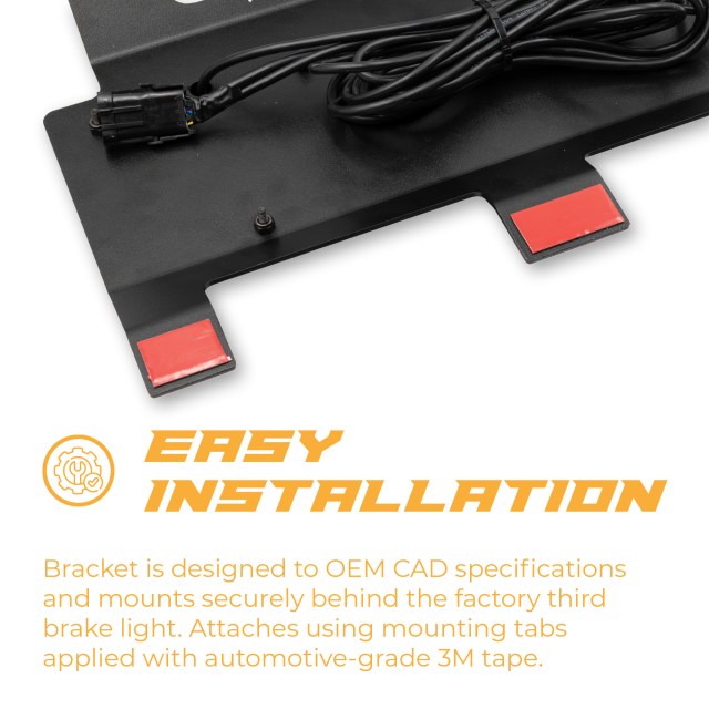 The Hornet Dual-Beacon mounts onto the cab with automotive-grade 3M tape.