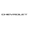 Chevrolet Matte Black Lettering Kit - Uninstalled Chevrolet Matte Black Lettering Kit - Uninstalled