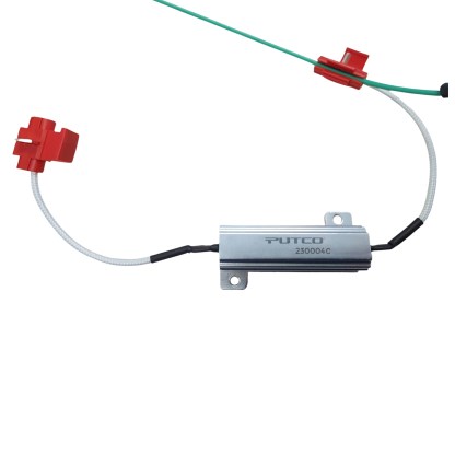 Load Resistors for LED Turn Signals and Brake Lights - 25W for Single Filament Bulbs such as 3156, 1156, and 7440