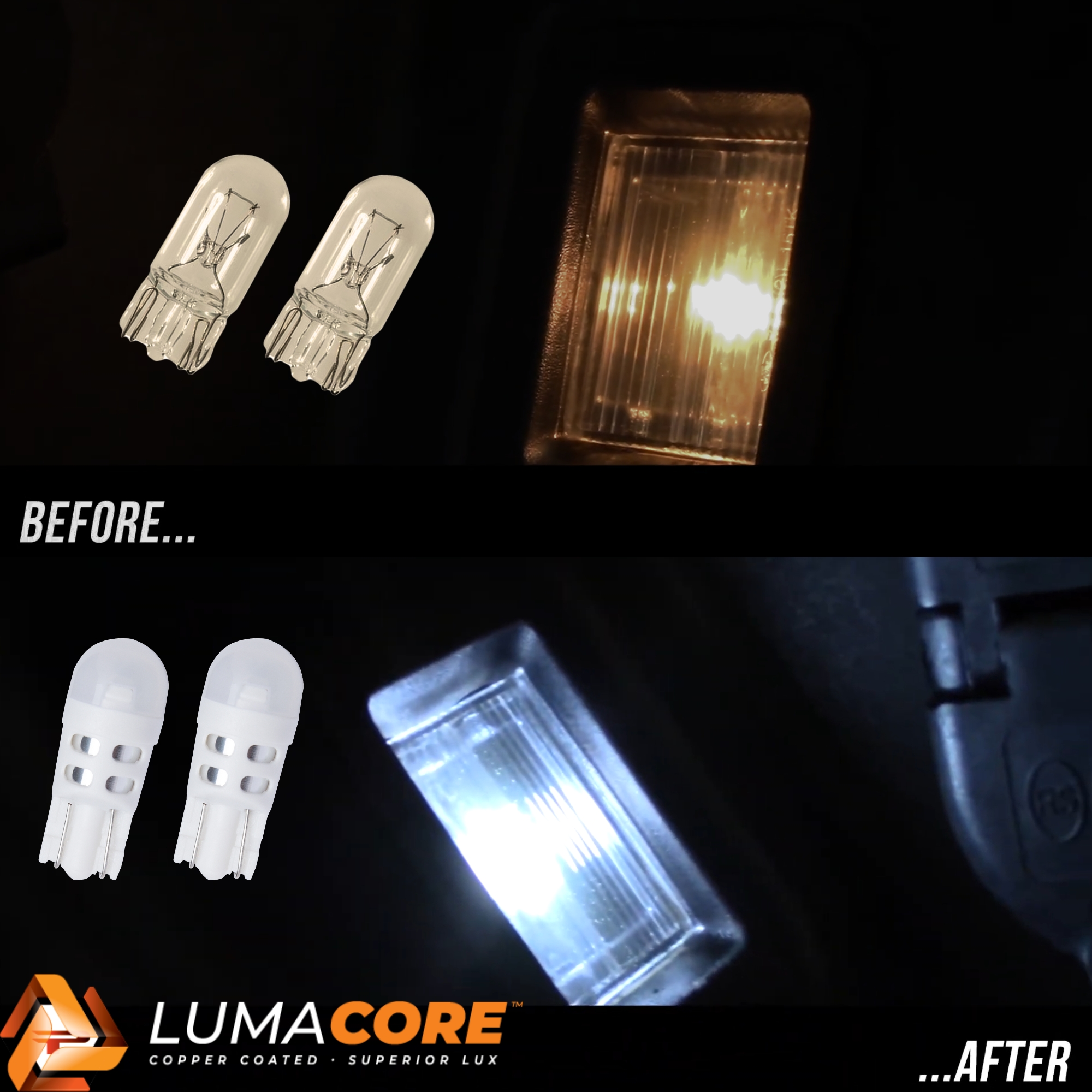 Putco LumaCore License Plate Light Bulbs