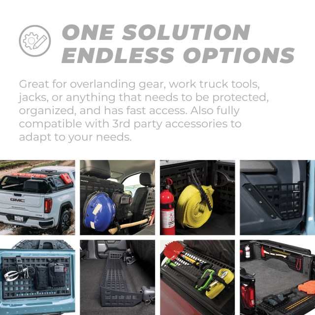 Molle Panels offer endless solutions