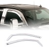 Chevy/GMC- Front Only Two Piece Chrome Window Visor Kit Chevy/GMC- Front Only Two Piece Chrome Window Visor Kit