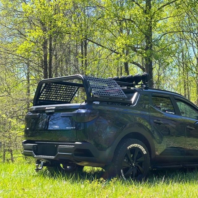 Overland Rack with dual side Molle Panels for Hyundai Santa Cruz 2022-2024