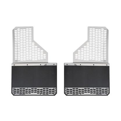Dual Rear Wheel Polished Stainless Steel - Isolated