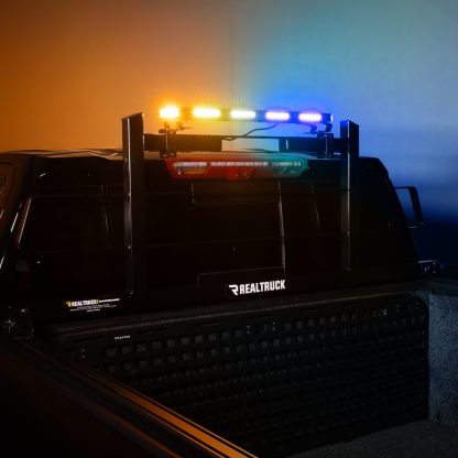 Putco Tri-Hornet LED Strobe Light Bar with BackRack Mount