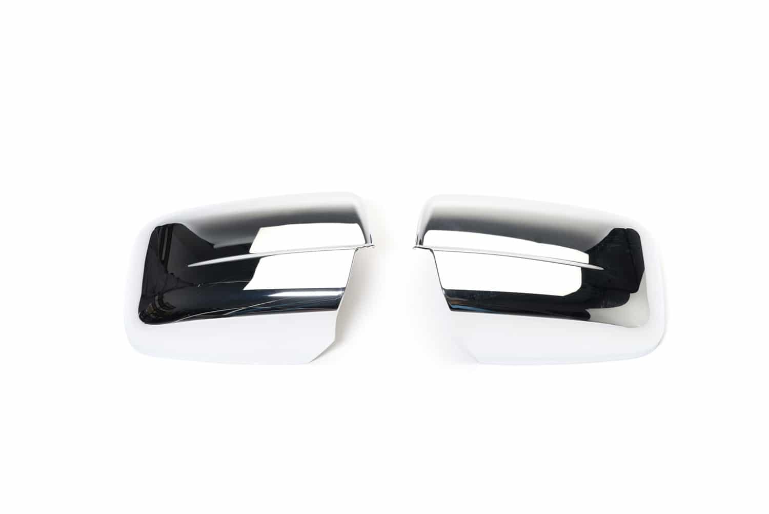 400501 - Putco Chrome Mirror Covers - Fits Dodge Ram 1500 2009-2023 - w/  Standard Mirror, w/o Turn signals