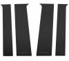 Putco Chevy Bow Tie Logo Black Platinum® Pillar Post Trim Kit