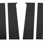 Putco Chevy Bow Tie Logo Black Stainless Steel Pillar Post Trim Kit