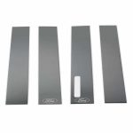 Putco Ford Logo Platinum Black Pillar Posts Trim Kit - 4 Piece Kit