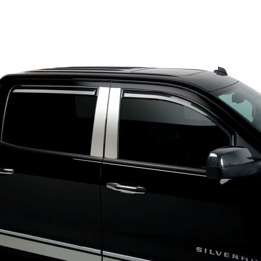 Heko Wind Deflectors For Chevrolet Captiva 2006-2015 – 2-Piece Set, Tinted, In-Channel Fit