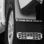 Putco Solid Brushed Stainless Mud Skins - Mud Flaps 78410