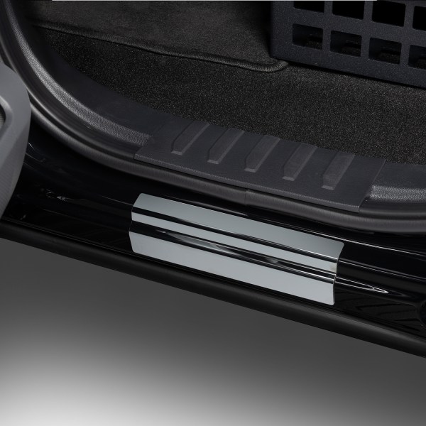 Putco Black Platinum Door Sill Plates Kit - Rear Panel