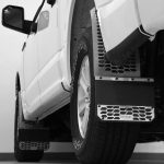 Putco Brushed Stainless Steel HEX Mud Flaps-Ford F150