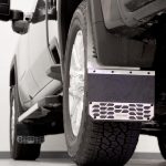 Putco Brushed Stainless Steel HEX Mud Flaps-GMC Sierra