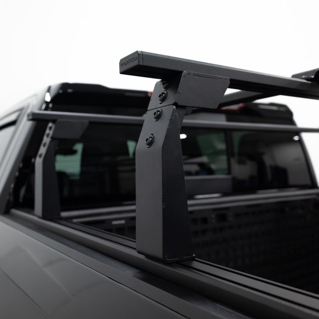 Putco Build Your Tec Rack - 10in Hood with Top Bars- Up-close