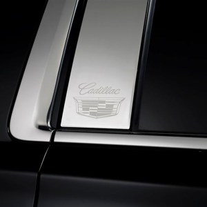 Putco Cadillac Logo Stainless Steel Pillar Post Trim Kit
