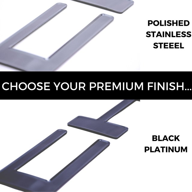 Putco Chevrolet Tailgate Lettering Emblem Kits ( POLISHED VS BLACK PLATINUM)