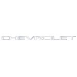 Putco Chevrolet Tailgate Lettering Polished Stainless Steel Finish