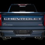 Putco Chevrolet Tailgate Stamped Lettering Polished Stainless Steel Finish - Silverado