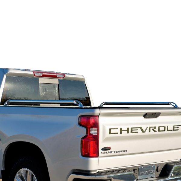 Putco Chrome Locker Truck Bed Rails-Chevy Silverado