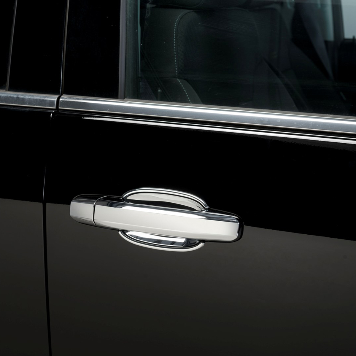 X Autohaux Exterior Door Handle Cover Trim Set for Chevy Silverado