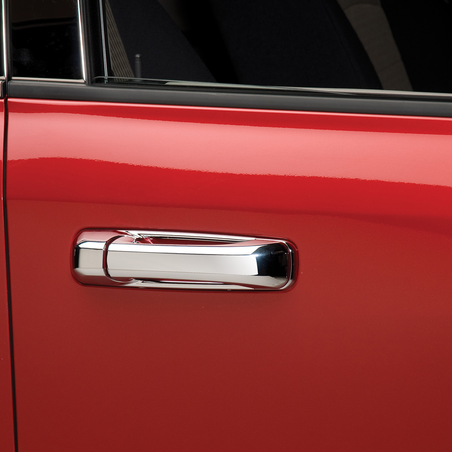 400506 - Putco Chrome Door Handle Covers Fits Dodge Ram 2009-2023 Regular Cab - Front Door Handle