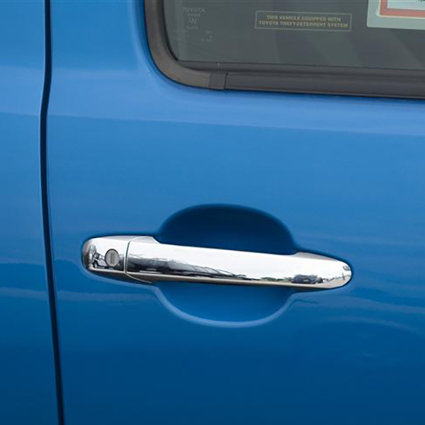 4pcs Car Door Handle Cover Trim Shell For Chevy Silverado GMC Sierra  2014+Chrome