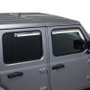 Putco Element Chrome Vent Visors - 4 Piece- Jeep Gladiator Putco Element Chrome Vent Visors - 4 Piece- Jeep Gladiator