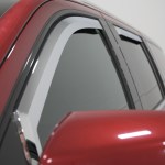 Putco Element Chrome Vent Visors - Close Up- Chevy Suburban