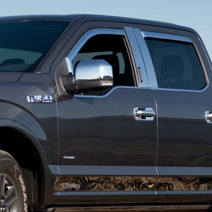 Putco Element Chrome Vent Visors - Ford F-150