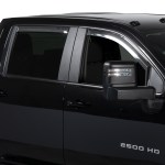 Putco Element Chrome Vent Visors - Front and Rear - Chevy HD