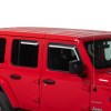 Putco Element Chrome Window Deflectors - 4 Piece - Jeep Wrangler Putco Element Chrome Window Deflectors - 4 Piece - Jeep Wrangler