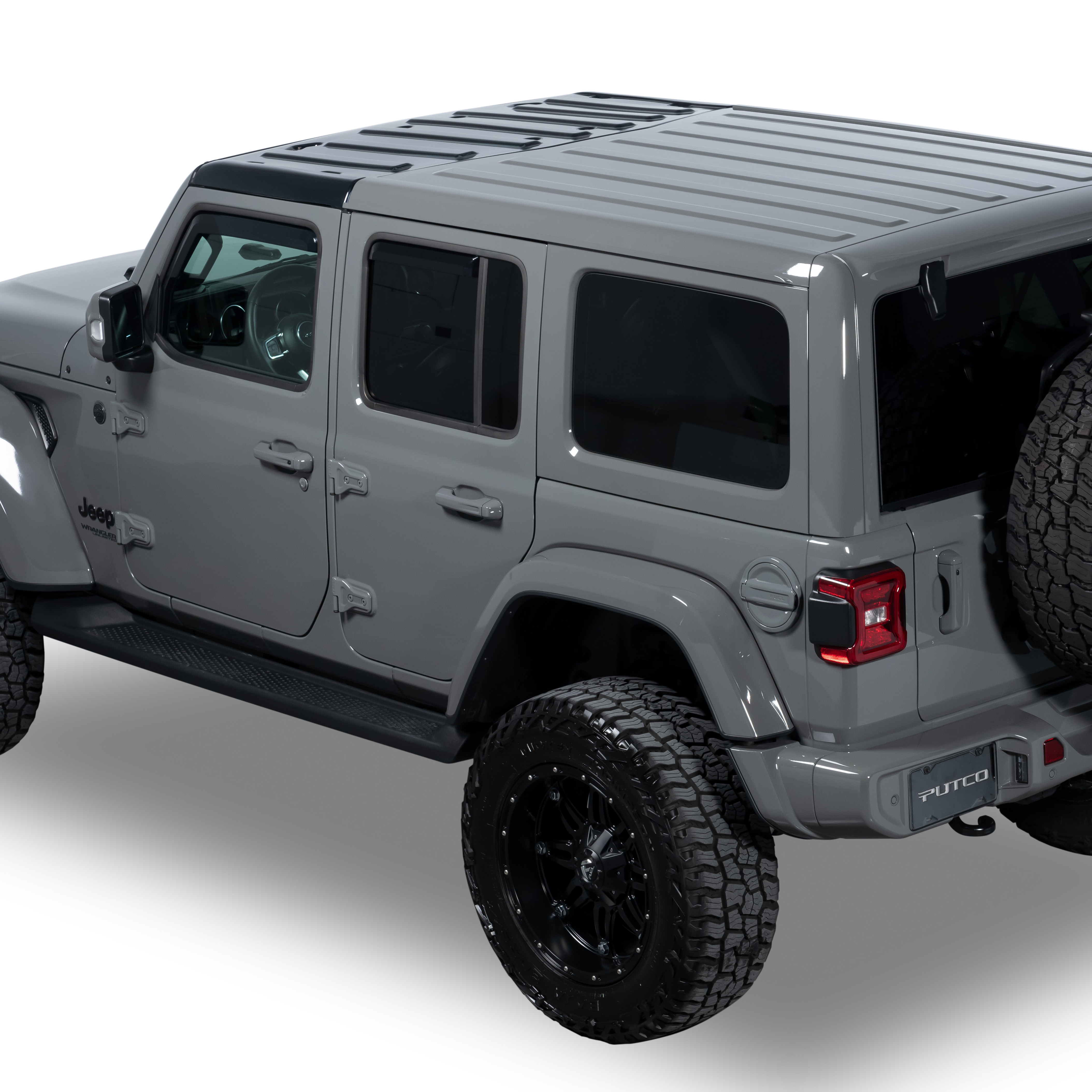 581005 - 18-20 Jeep Wrangler JL Putco Element Sky View Clear Hard Top Roof  Lid for Factory Hard Top