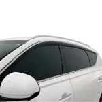 Putco Element Tinted Window Deflectors. With a Chrome accents Top Edge. Fits 2021-2024 Genesis GV80.