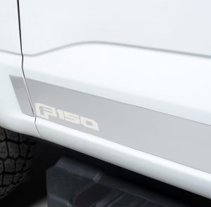 Ford F150 Logo Rocker Panels - Stainless Steel