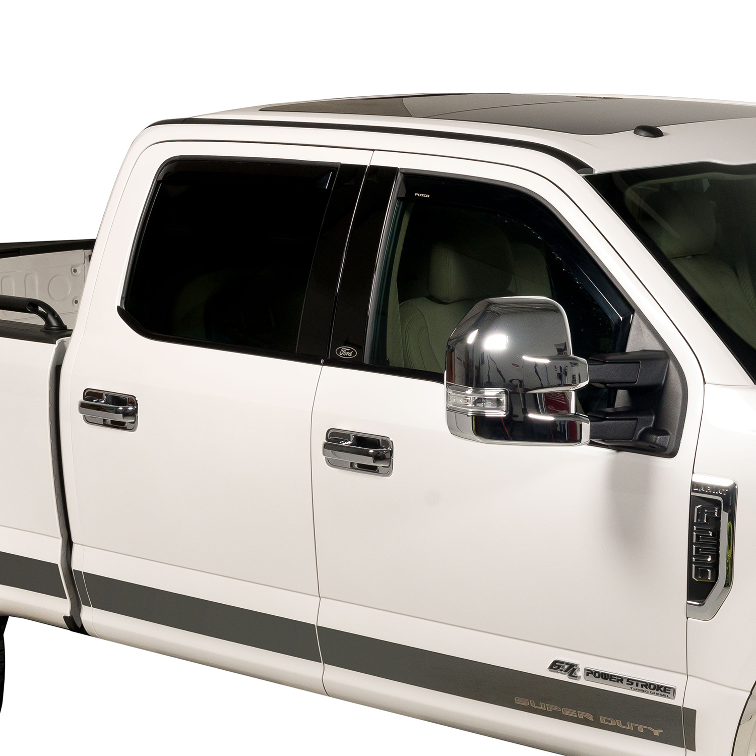 Putco 9751461 Super Duty Supercrew Rocker Panel - 8ft Bed Stainless Steel Protection