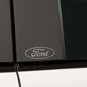 Putco Ford Logo Platinum Black Pillar Posts Trim Kit