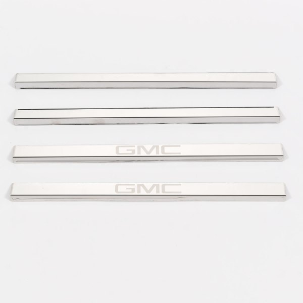 Putco GMC Logo Stainless Steel Door Sill - 4-Piece