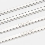 Putco GMC Logo Stainless Steel Door Sills with GMC Logo Laser Etch, Part# 95171GM-2