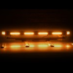 Putco Hornet 24in Stealth LED Light Bar With Third Brake Light Mount Bracket - Amber Lights
