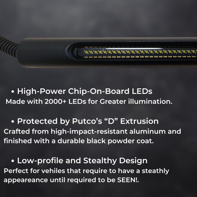 Protective extrusion with high-power LEDs, always action-ready!