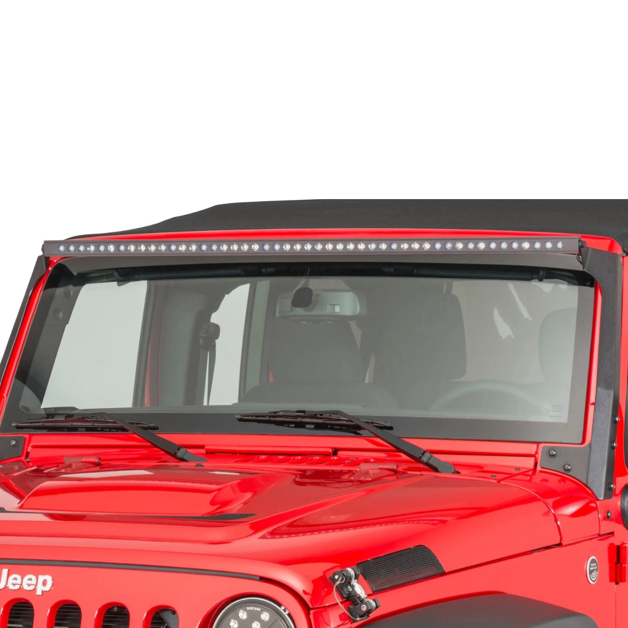 Putco Luminix Jeep Wrangler Roof Mounted LED Light Bar Kit