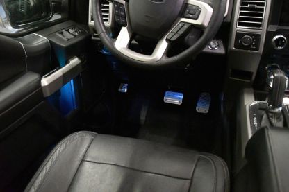 Putco Liquid Billet Pedals - Ford F150 and SuperDuty