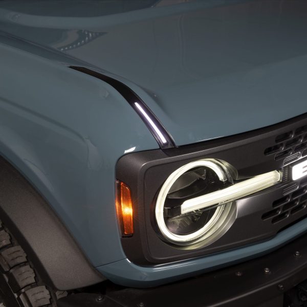 Putco Luminix Ford Bronco LED DRL lights (6,500K White DRL)