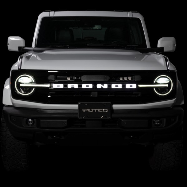 Putco Luminix - Emblema De Rejilla LED Blanco Para Ford F150