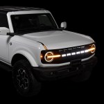 Putco Luminix Ford Bronco LED Grille and Virtual Blade Emblem - White with Amber DRL