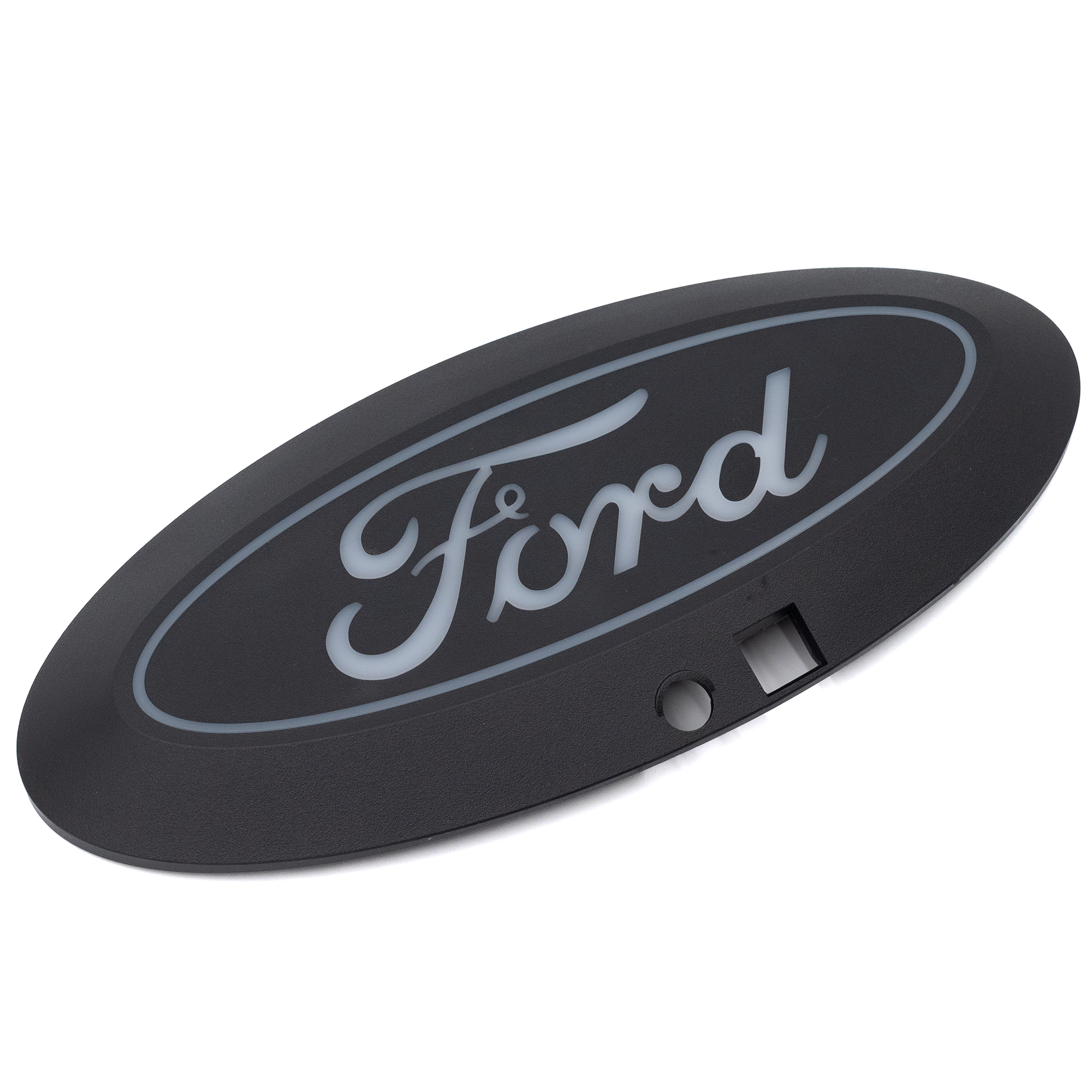 92803-X - Putco Luminix White Oval LED Emblem Fits Ford Super Duty